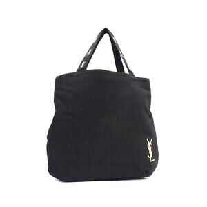 Yves Saint Laurent YSL Tote Bag Cotton Black